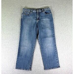 Nautica Womens Jeans Blue Tag Size 12 (32x25) Mid Rise Straight Stretch